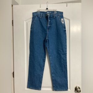 Old Navy Sky-high straight extra high rise jeans